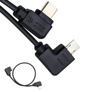 RSS Control Cable, USB-C to Multi-USB Multi-Camera Control Cable for DJI Ronin-SC to for Sony A9, A7, A7S, A7/A7S/A7R II, A7/A7R III 30cm (Upwards)