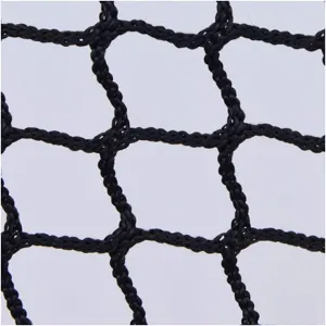 RZM Kids Stairs Balcony Netting Ball Stop Net for Football Field Basketball Court Golf Course Barrier Replacement Goal Net Protection Rope Truck Cargo Trailer (Color : Black, Size : 2×6m(6.6 * 20ft))