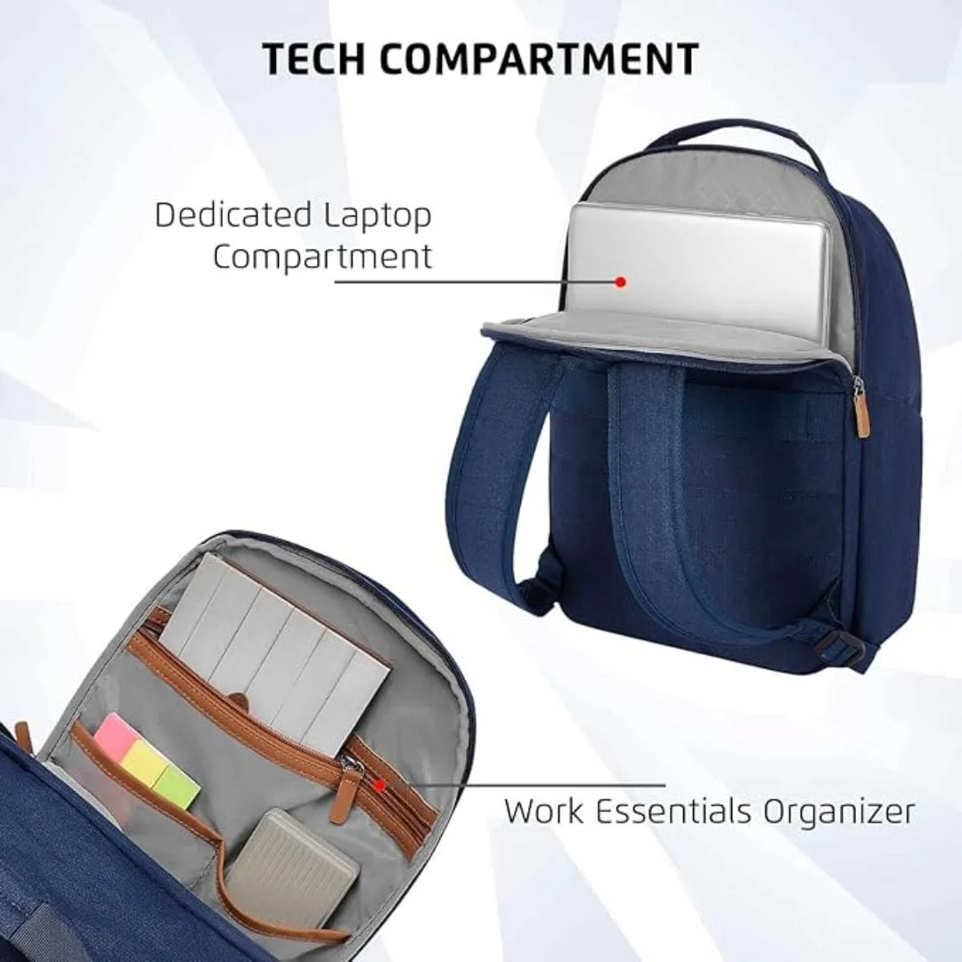 Safari Dart 2 24L College backpack, 2 compartments, 17" laptop compatible, Smart trolley sleeve,Color - Blue