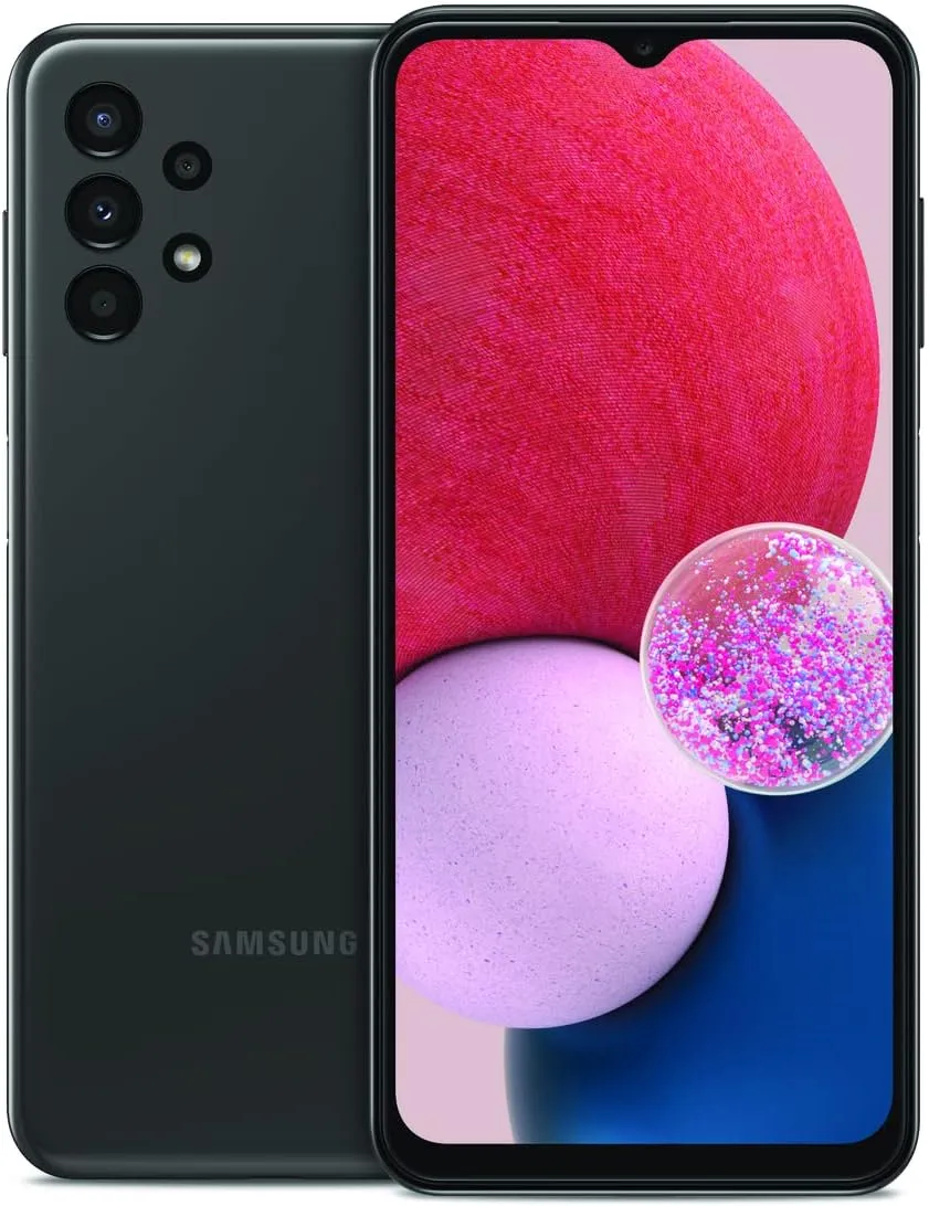 SAMSUNG Galaxy A13 LTE Cell Phone, Factory Unlocked Android Smartphone, 32GB, Multi Lens Camera, Infinity-V HD  Display Screen, Long Battery Life, Expandable Storage, US Version, Black