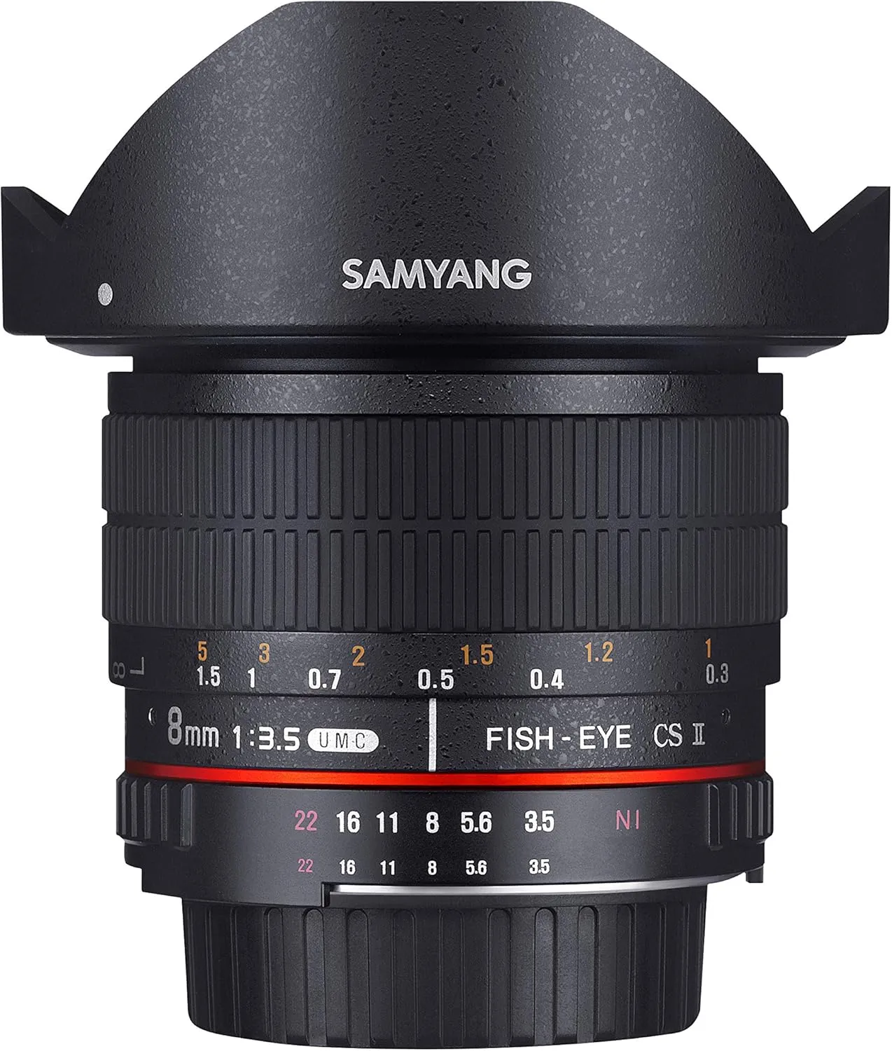 Samyang 8mm F3.5 APS-C Fisheye Lens for Micro Four Thirds (MFT) Mount Cameras