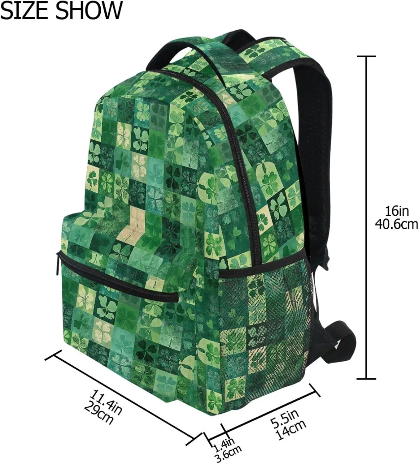 School Backpack for Teens Boys Girls Waterproof School Book Bag with Chest Strap Gift Men & Women St