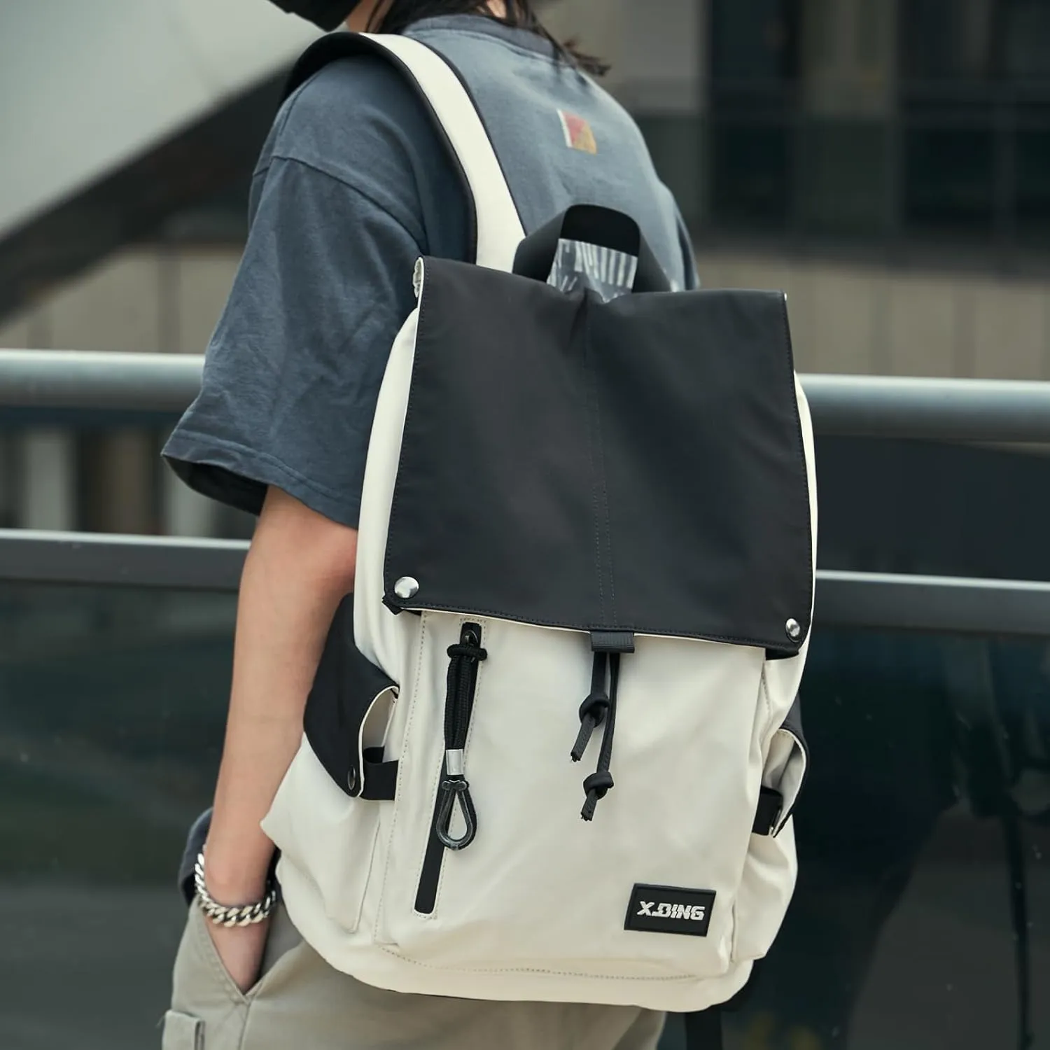 School Backpack Water Proof 15.6“ Laptop Backpack Casual Suitable For Fitness Sports Travel Hiking Commuting Class College Black High Middle School Backpack For Men Women