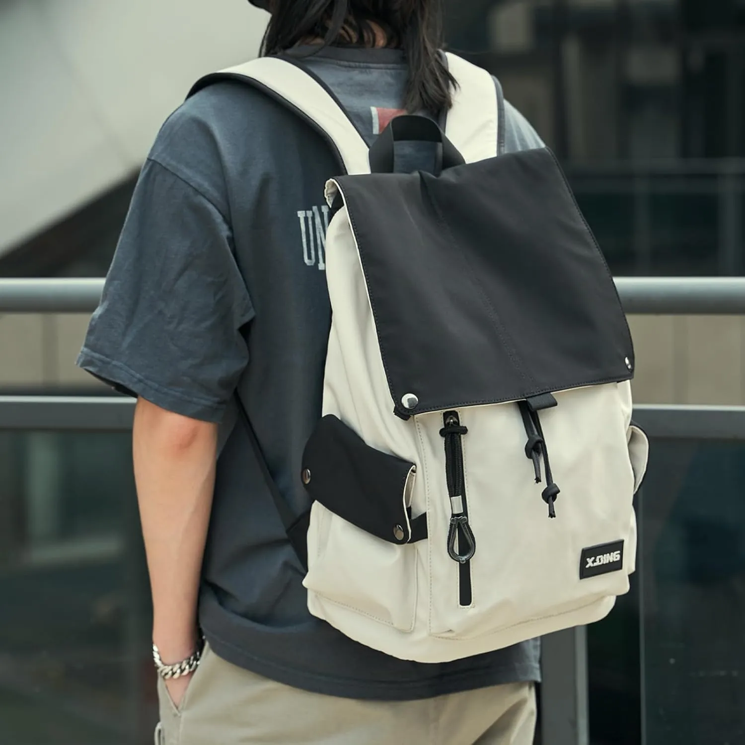School Backpack Water Proof 15.6“ Laptop Backpack Casual Suitable For Fitness Sports Travel Hiking Commuting Class College Black High Middle School Backpack For Men Women
