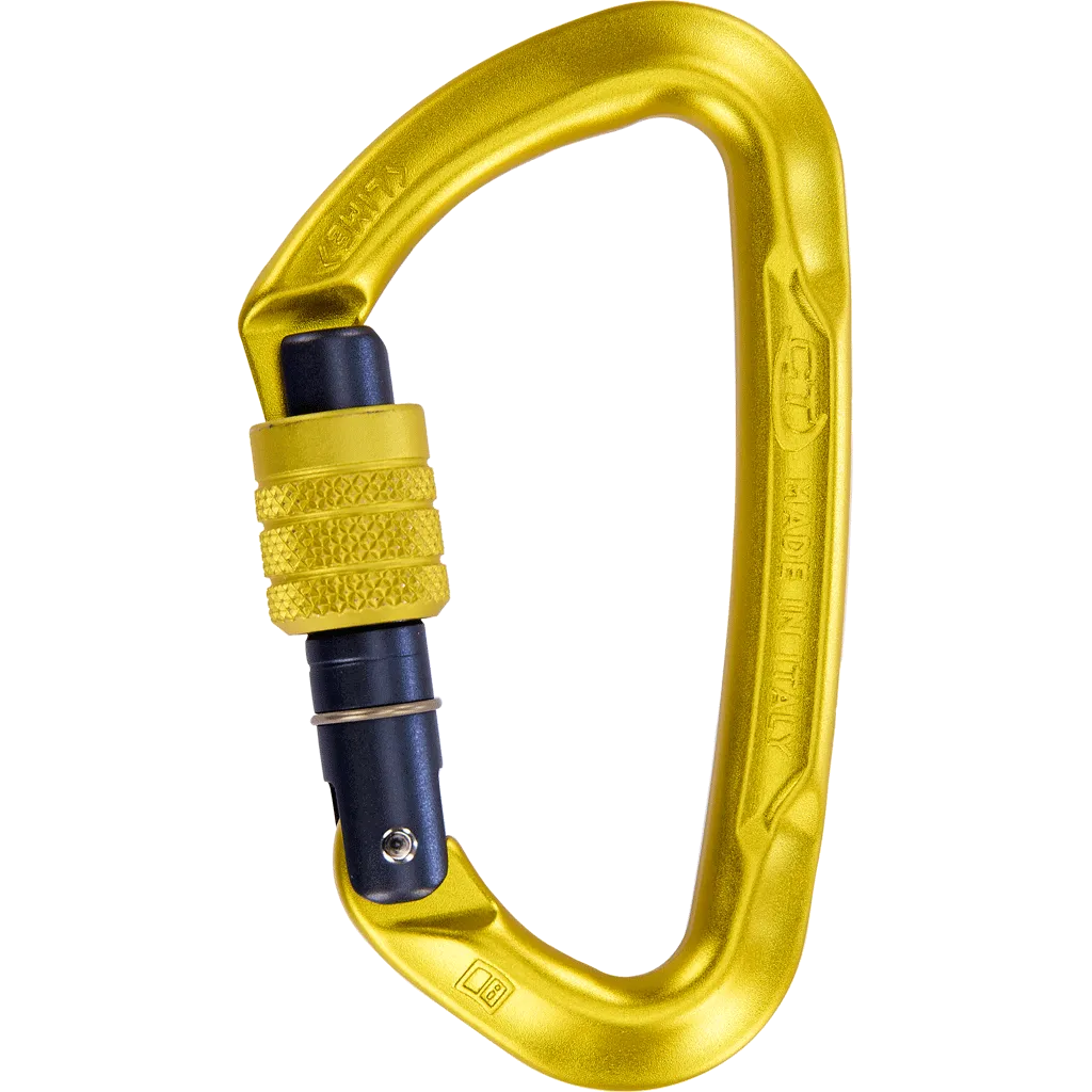 Screwgate Carabiner Lime SG