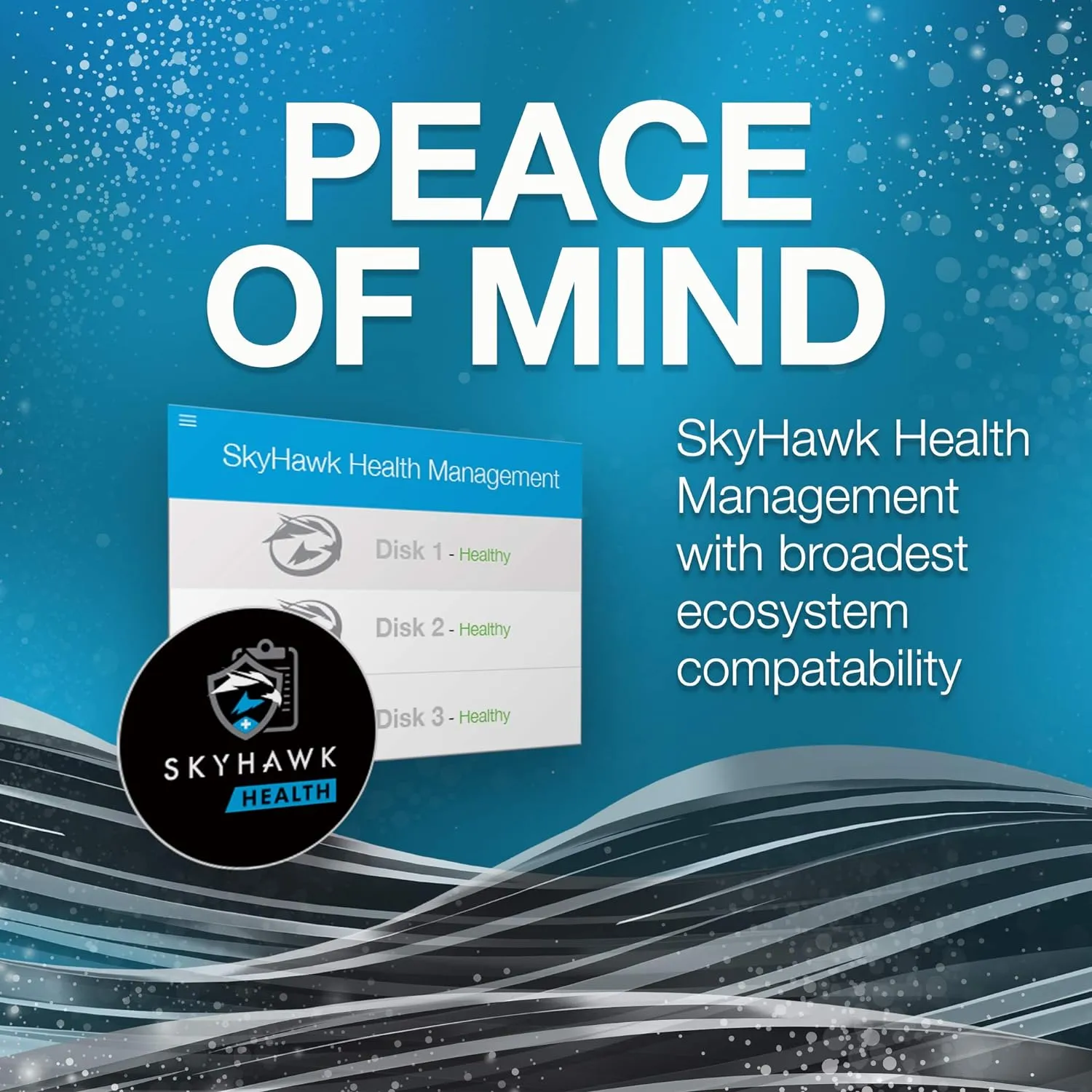 Seagate Skyhawk 4TB Video Internal Hard Drive HDD – 3.5 Inch SATA 6Gb/s 64MB Cache for DVR NVR Security Camera System with Drive Health Management and in-House Rescue Services (ST4000VXZ16/016)