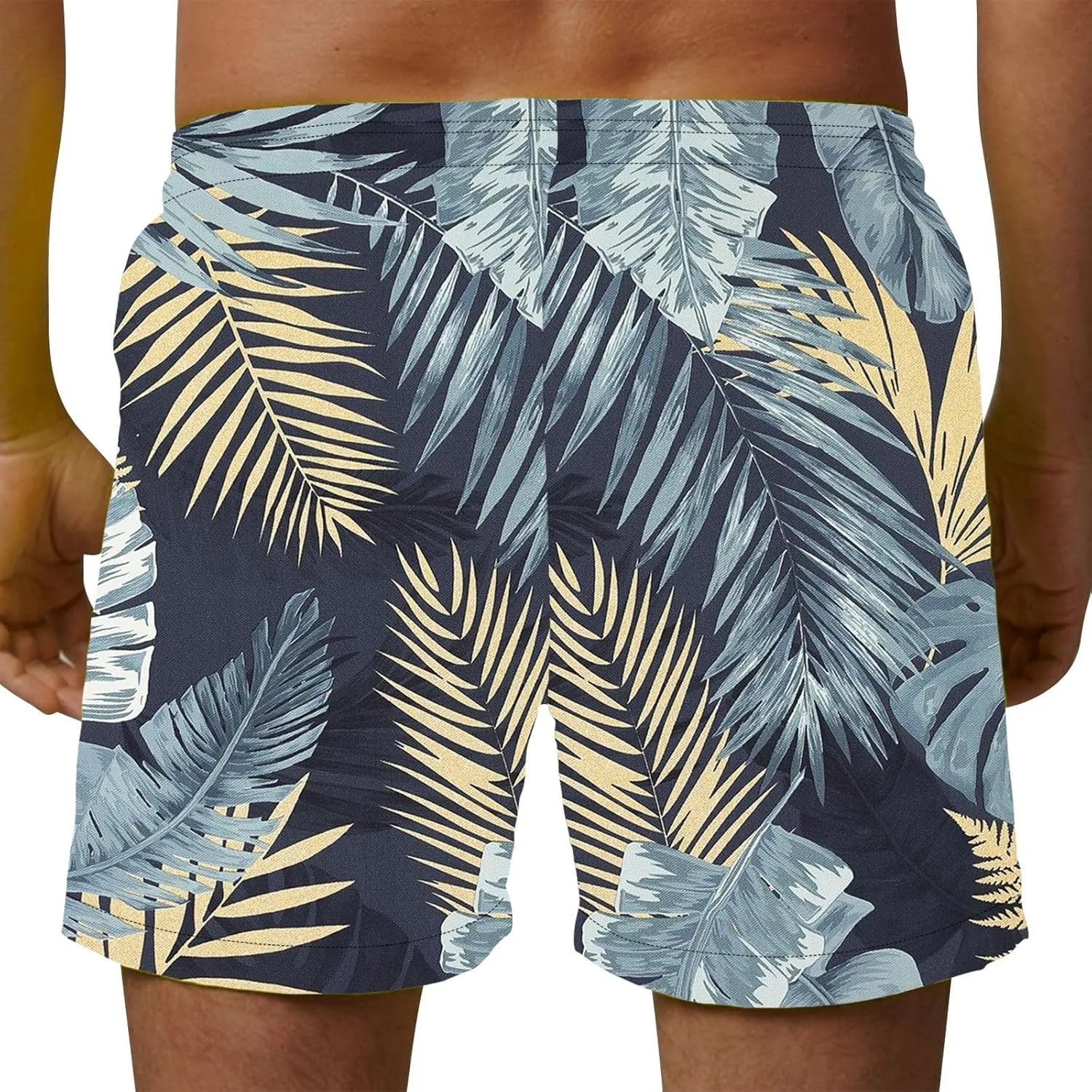 Sets for Men Summer Digital Print Drawstring Tie Elastic Waist Casual Fashion Beach Shorts Beach Shorts Swim Mens