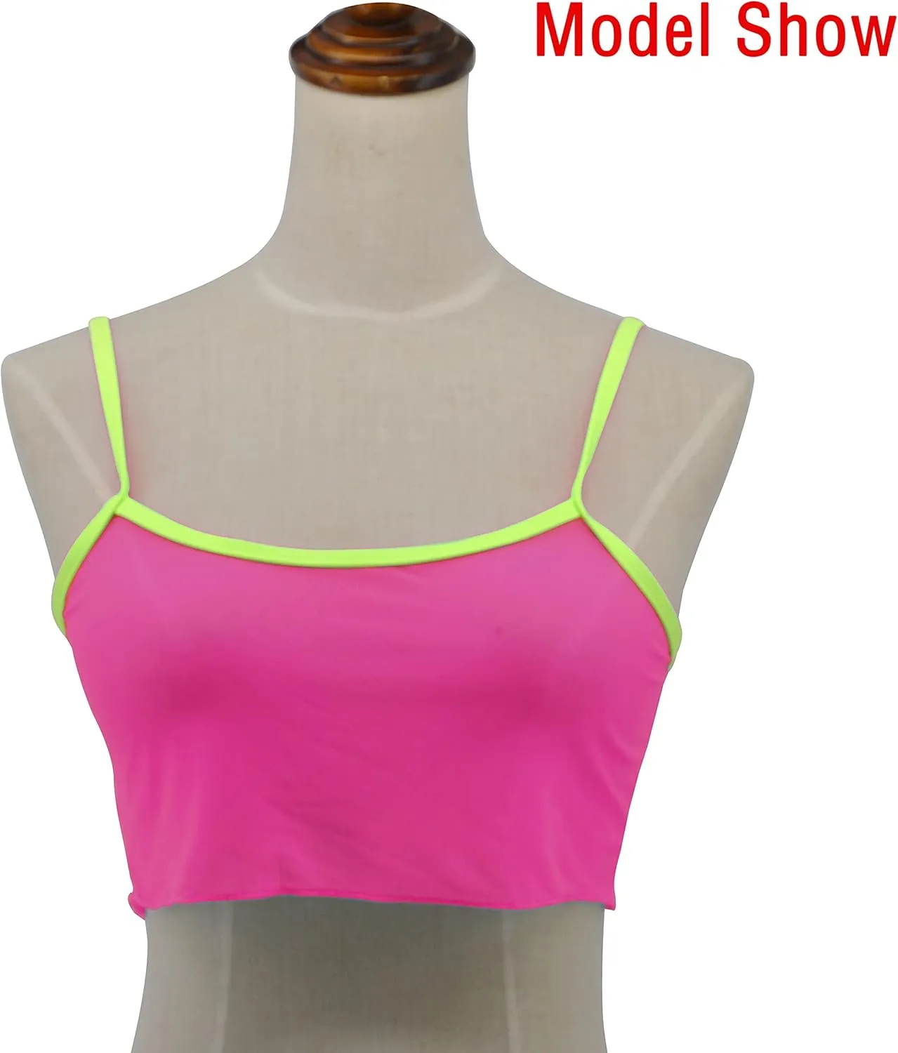 SHERRYLO Sheer Tank Tops for Women See Through Stretch Crop Top Summer Sleeveless Strap Mesh Cami Top
