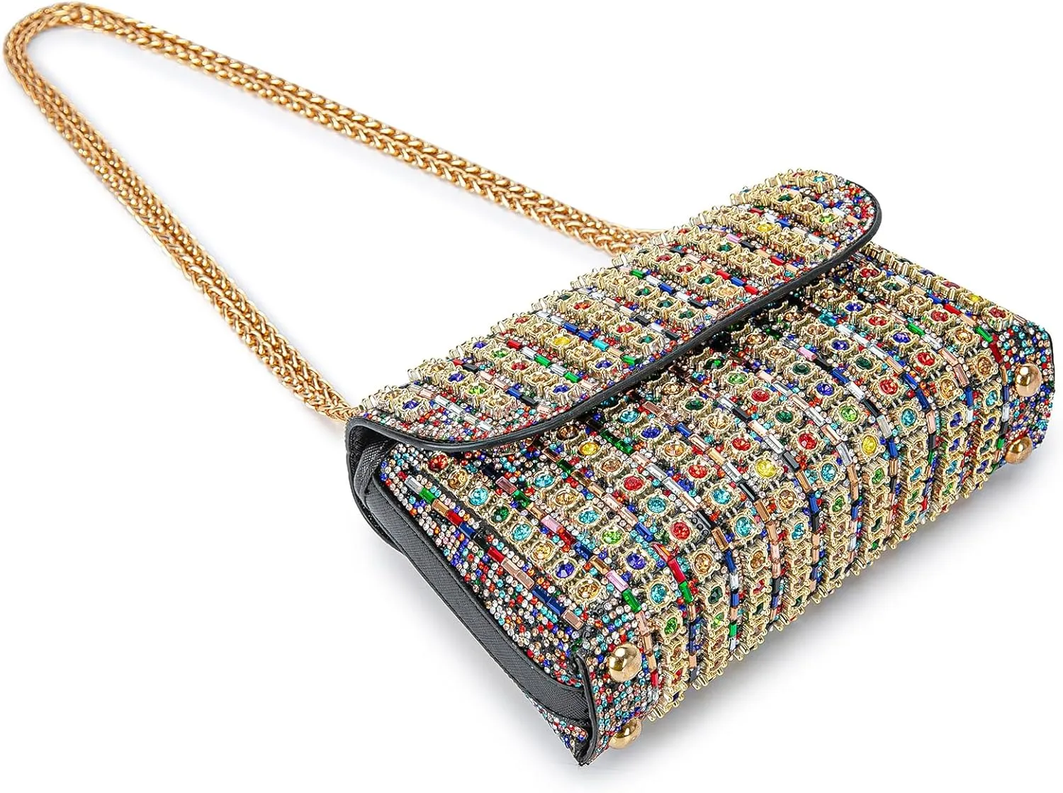 Shoulder Bags Crossbody Bag Purses Handbags Crystals Rhinestone Evening Bag for Women Clutch Purse with Chain