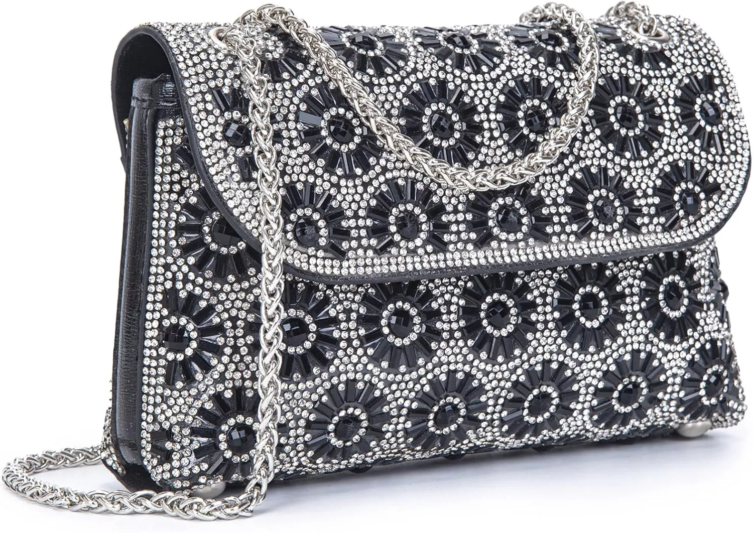 Shoulder Bags Crossbody Bag Purses Handbags Crystals Rhinestone Evening Bag for Women Clutch Purse with Chain