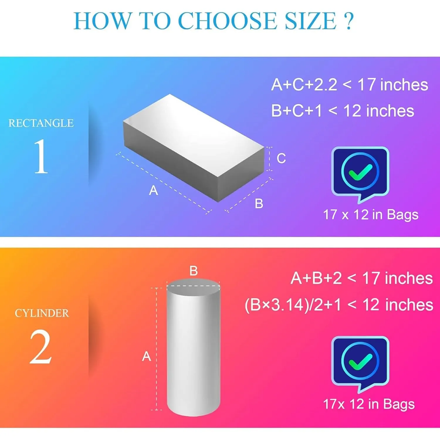 Shrink Wrap Bags - 100 Pcs 12x17 Inch Clear PVC Heat Shrink Bands for Packagaing Soap, Bath Bombs, Candles, Easter Gifts, Jars and Homemade DIY Projects (100PCS-12X17 inch)