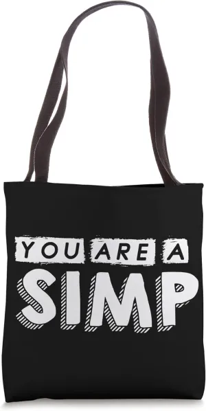 Simp - Sarcastic Egamer & Egirl Internet Meme Nation Accuse Tote Bag