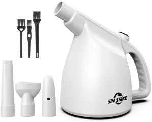 SIN SHINE - Compressed Air 3.0- Multi-Use Electric Air Duster for Cleaning Dust, Hairs, Crumbs, Scraps for Laptop, Computer, Replaces Compressed Air Cans (AD01-White)