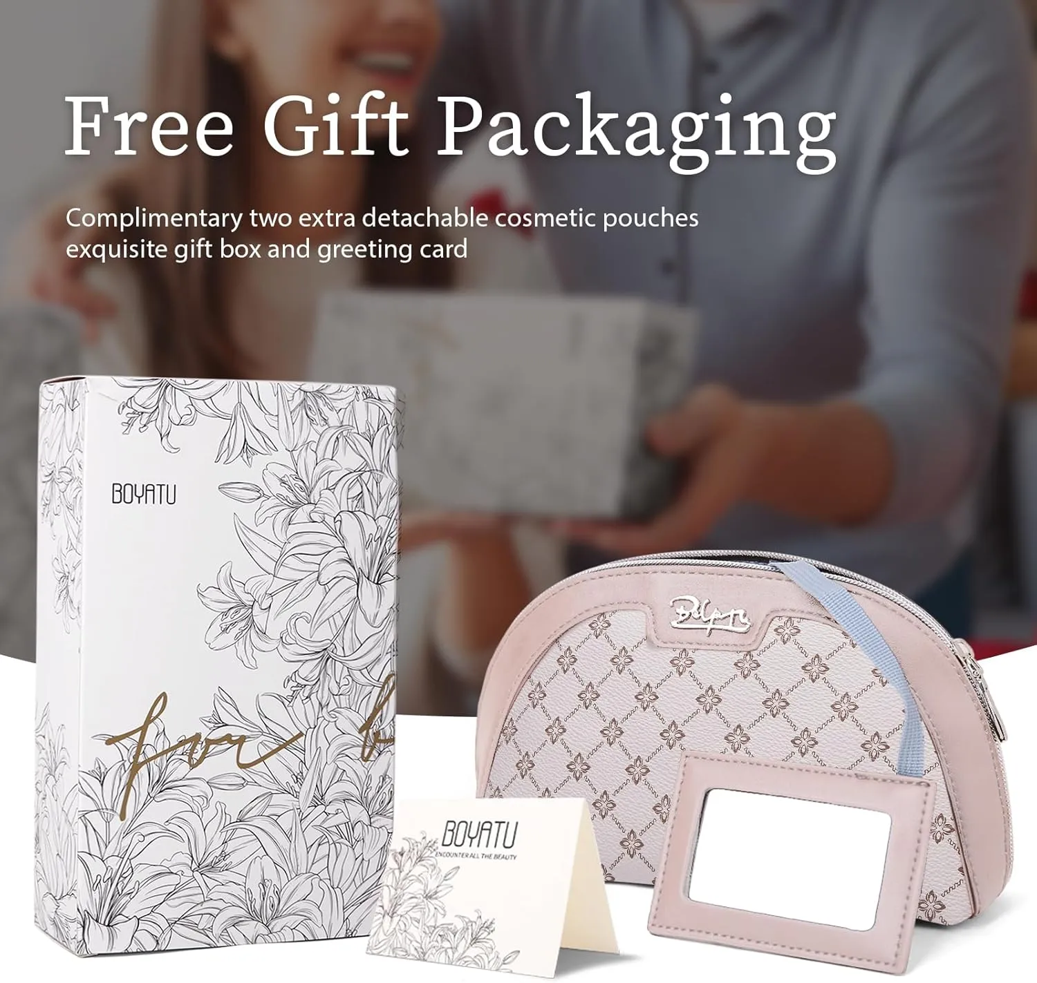 Small Makeup Bag for Purse Cosmetic Bag: Checkered Make up Bag for Women - Cute Preppy Skincare Bags for Evening - Waterproof Travel Pouch for Toiletry Organizer with Mirror & Zipper(012-Pink)