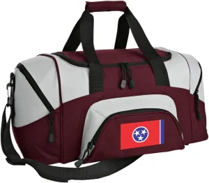 SMALL Tennessee Flag Gym Bag Deluxe Tennessee Travel Bag
