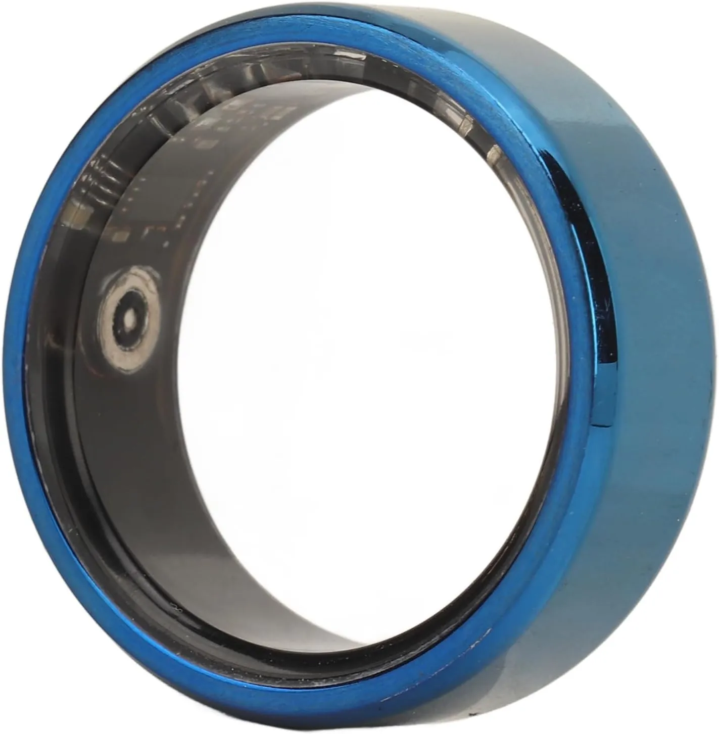Smart Ring Health, Health Ring to Monitor Fitness Pedometer Sleep Data, Remotely Take Photo, IP68 Smart Health Ring for Men Women, Blue (10)