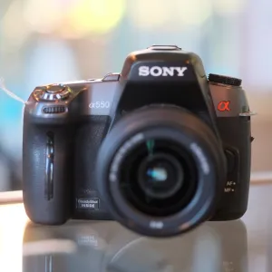 Sony A550 with DT 18-55mm f3.5-5.6 SAM