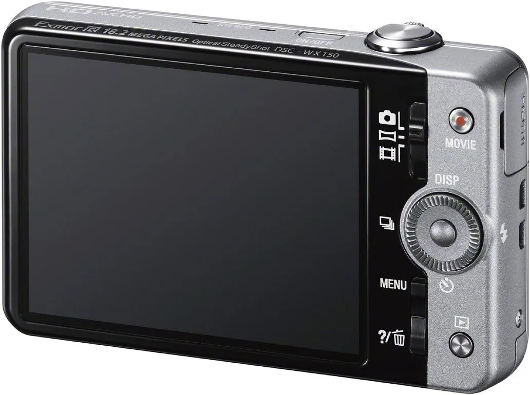 Sony Cyber-shot DSC-WX150 18.2 MP Exmor R CMOS Digital Camera with 10x Optical Zoom and 3.0-inch LCD (Silver) (2012 Model)