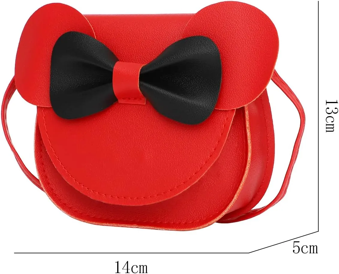 SOTOGO 8 Pieces Little Girls Purses Toddler Crossbody Purse Princess Purses Handbags Cute Girl Wallets Mini Shoulder Crossbody Bags for Kids, 8 Colors