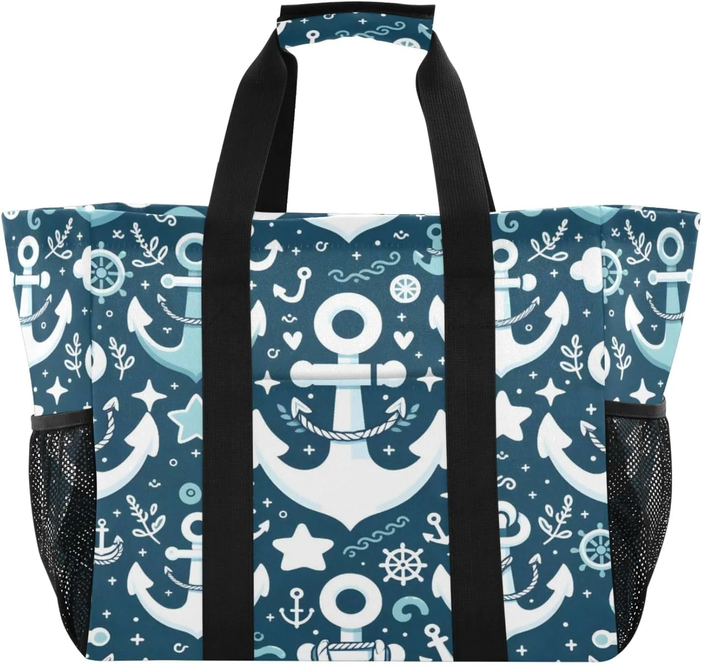 Spear Reusable Grocery Bags Shopping Bags Kitchen Travel Tote Bag Washable Beach Bag