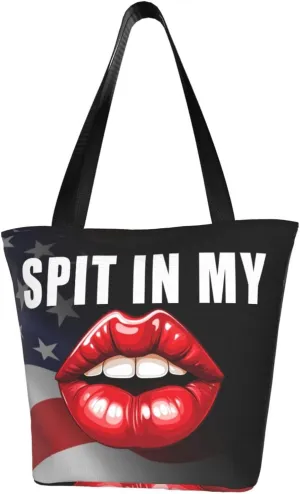 Spit In My Mouth Fashion Shoulder Bag Large Capacity For Man Or Woman