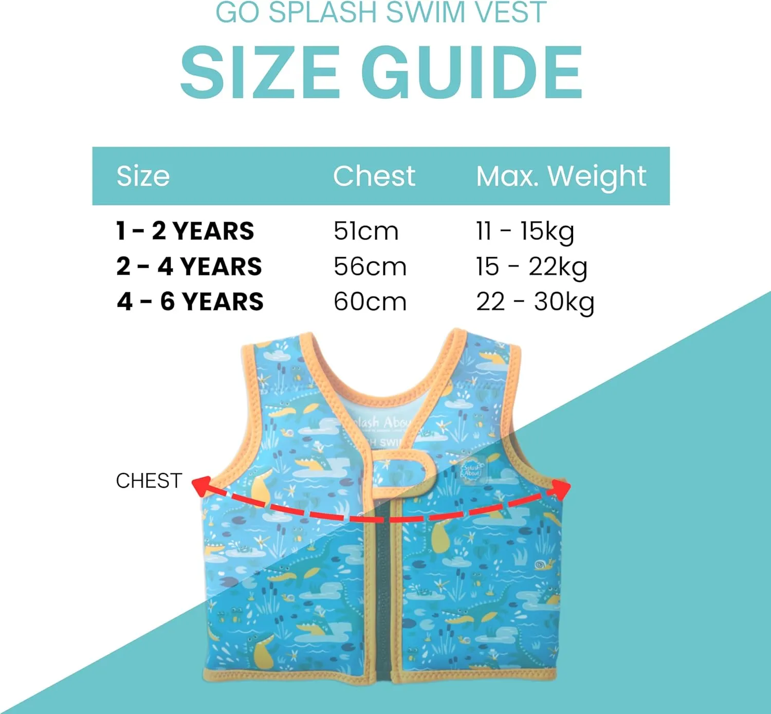Splash About Splash About Go Splash Swim Vest