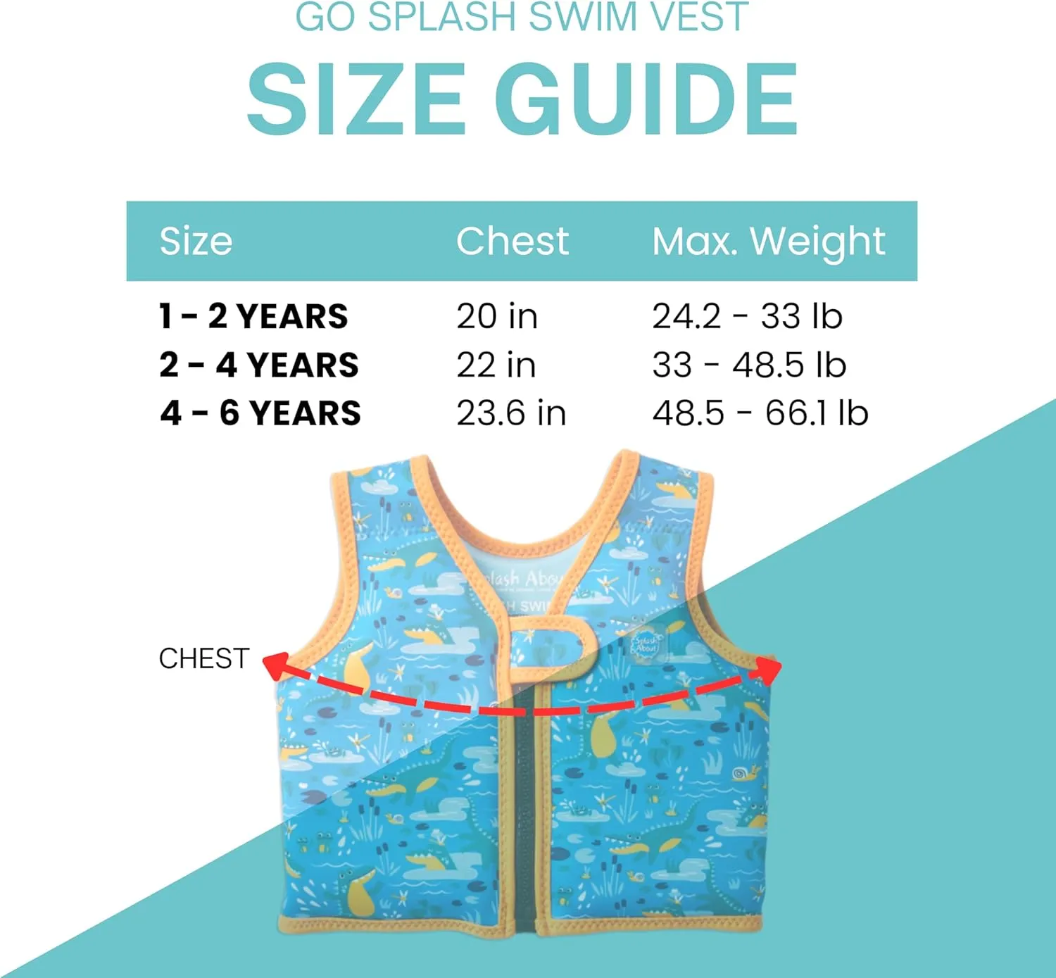 Splash About Splash About Go Splash Swim Vest