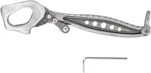 Stainless Steels Climbing Descender Device for Safe Descents Rock Climbing and Height Work Compacts and