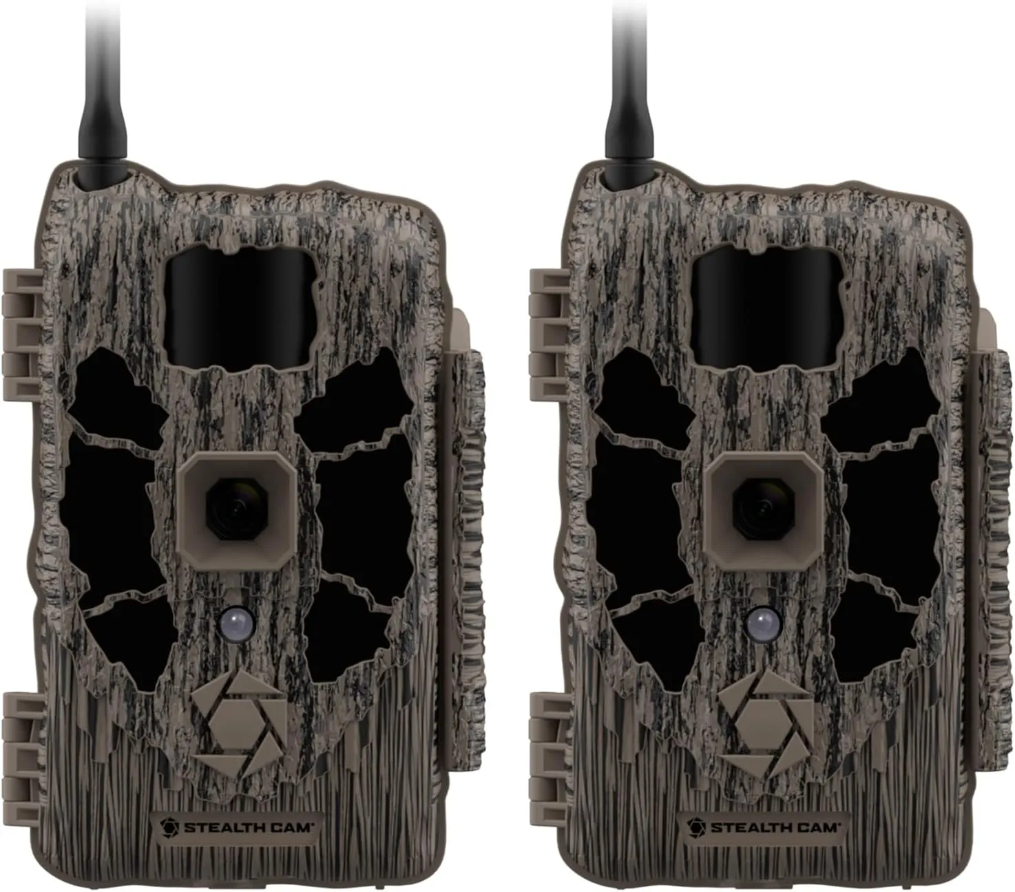 Stealth Cam Deceptor MAX Dual Sim 40MP Photo & 1440P QHD Video No-Glo LED Hunting Cellular Trail Camera, Available on AT&T & Verizon - 2 Pack