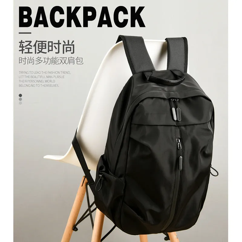 STOREXQ New Backpack Fashion Trendy Large Capacity Travel Mountaineering Bag Men's and Women's Casual Business Computer Bag Student Schoolbag