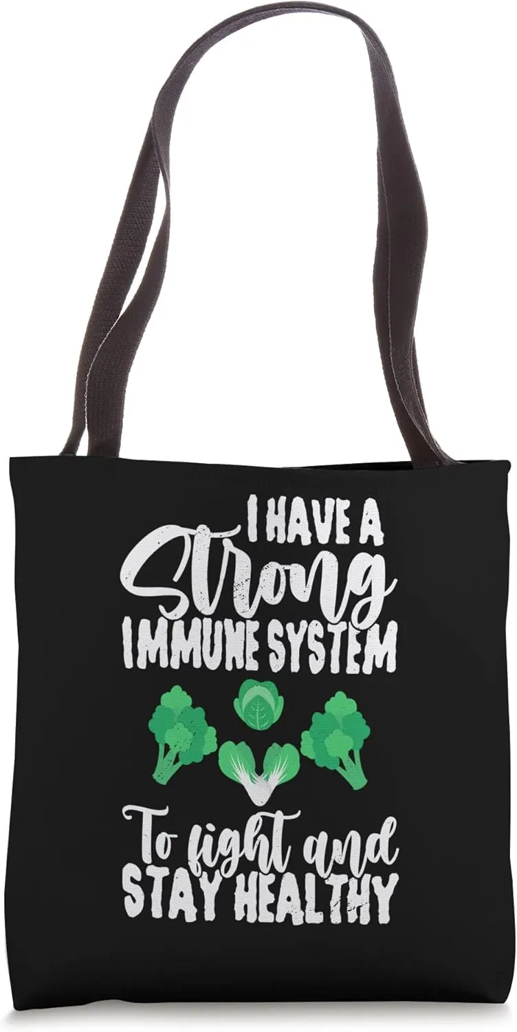 Strong Immune System - Healthy Diet Immune Organism Health Tote Bag