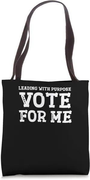 Student Council President School Election Tote Bag