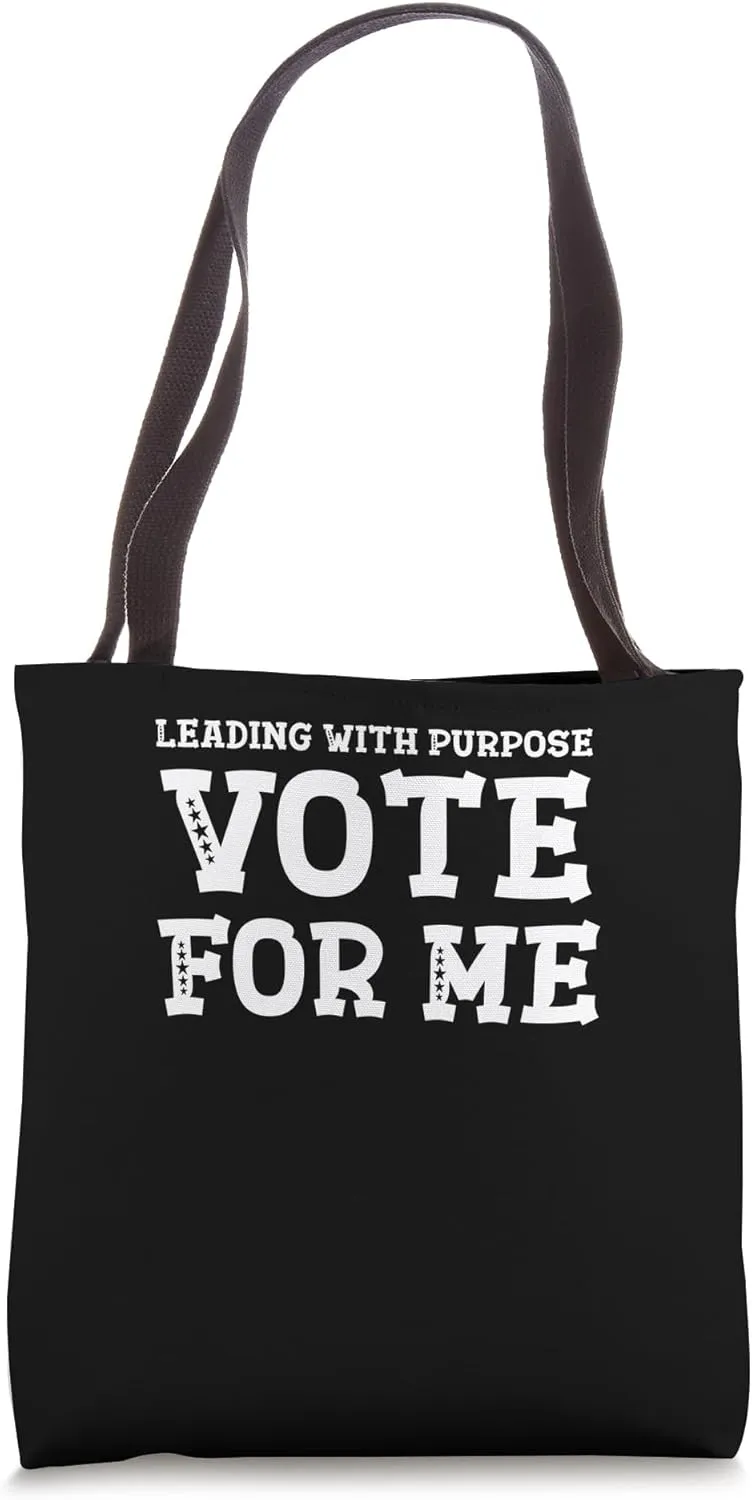 Student Council President School Election Tote Bag
