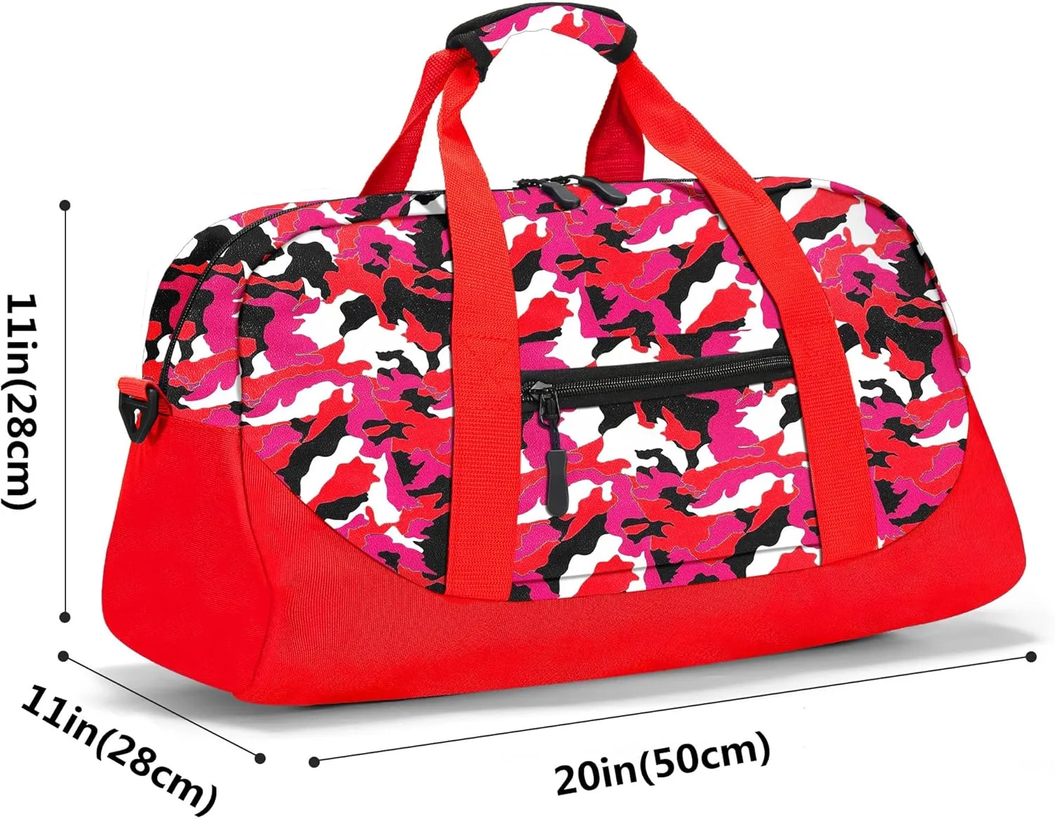 Stumdo Kids Overnighter Duffel Bags for kids, Carry-On Size & Ideal for School Practice or Overnight Travel Weekender Tote for Travel Gym Sport bag for Boys & Girls (11shong)