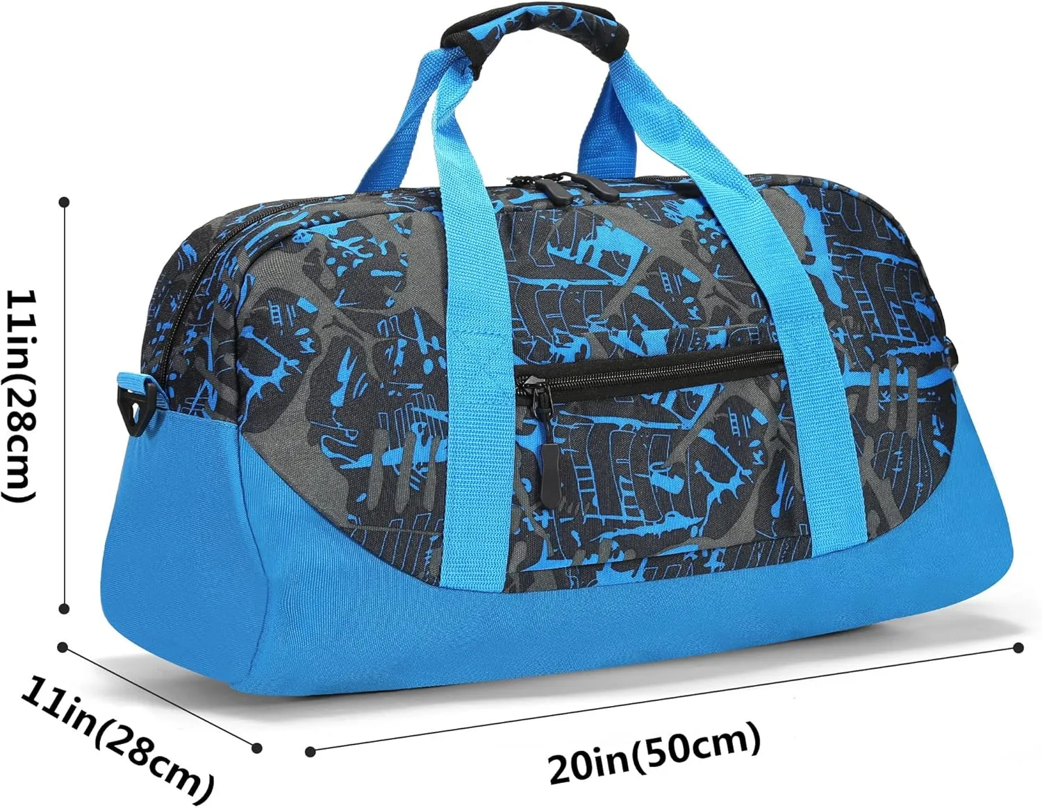 Stumdo Kids Overnighter Duffel Bags for kids, Carry-On Size & Ideal for School Practice or Overnight Travel Weekender Tote for Travel Gym Sport bag for Boys & Girls (11tylan)