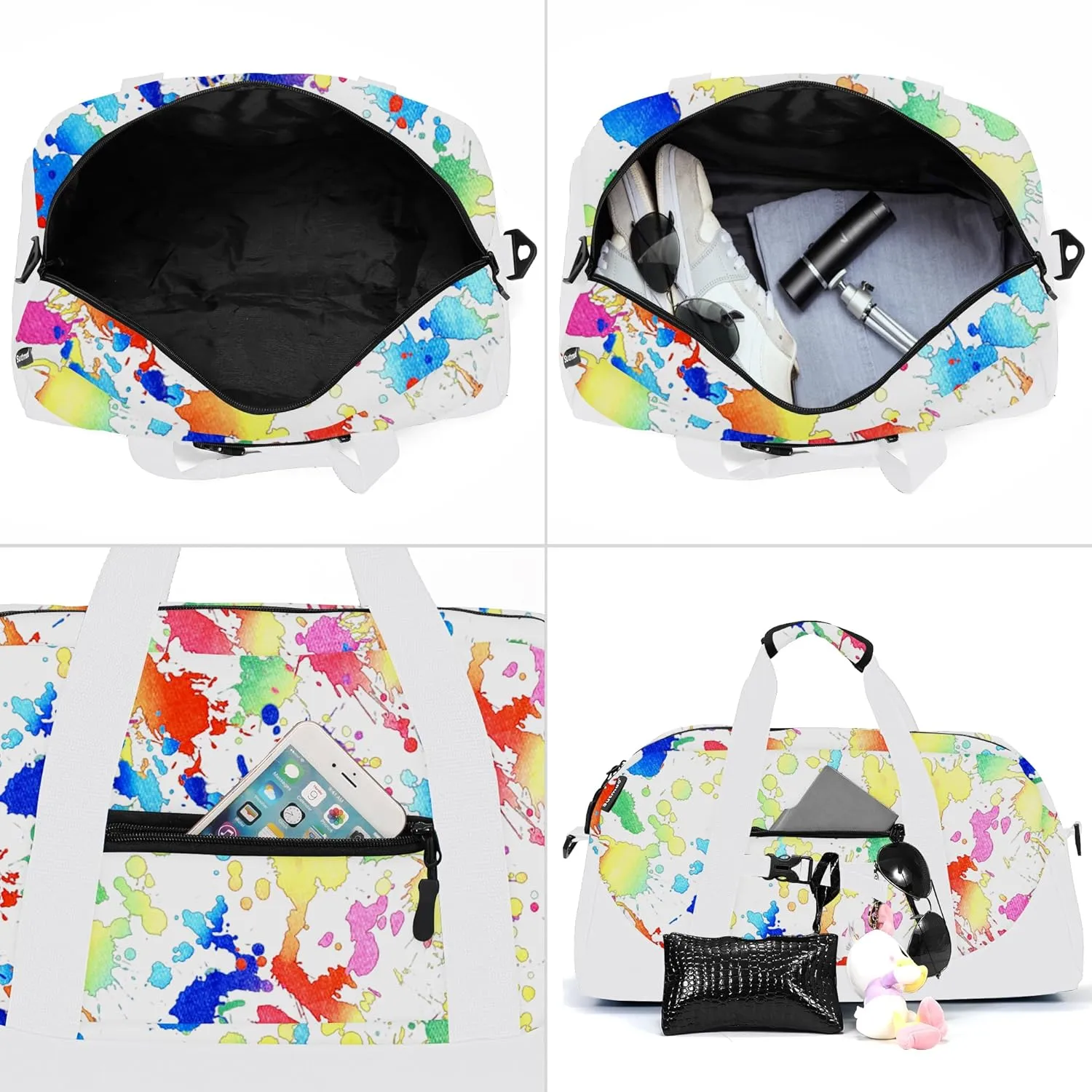 Stumdo Kids Overnighter Duffel Bags for kids, Carry-On Size & Ideal for School Practice or Overnight Travel Weekender Tote for Travel Gym Sport bag for Boys & Girls (cbse)