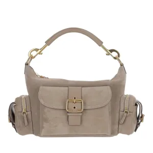 Suede Camera Bag