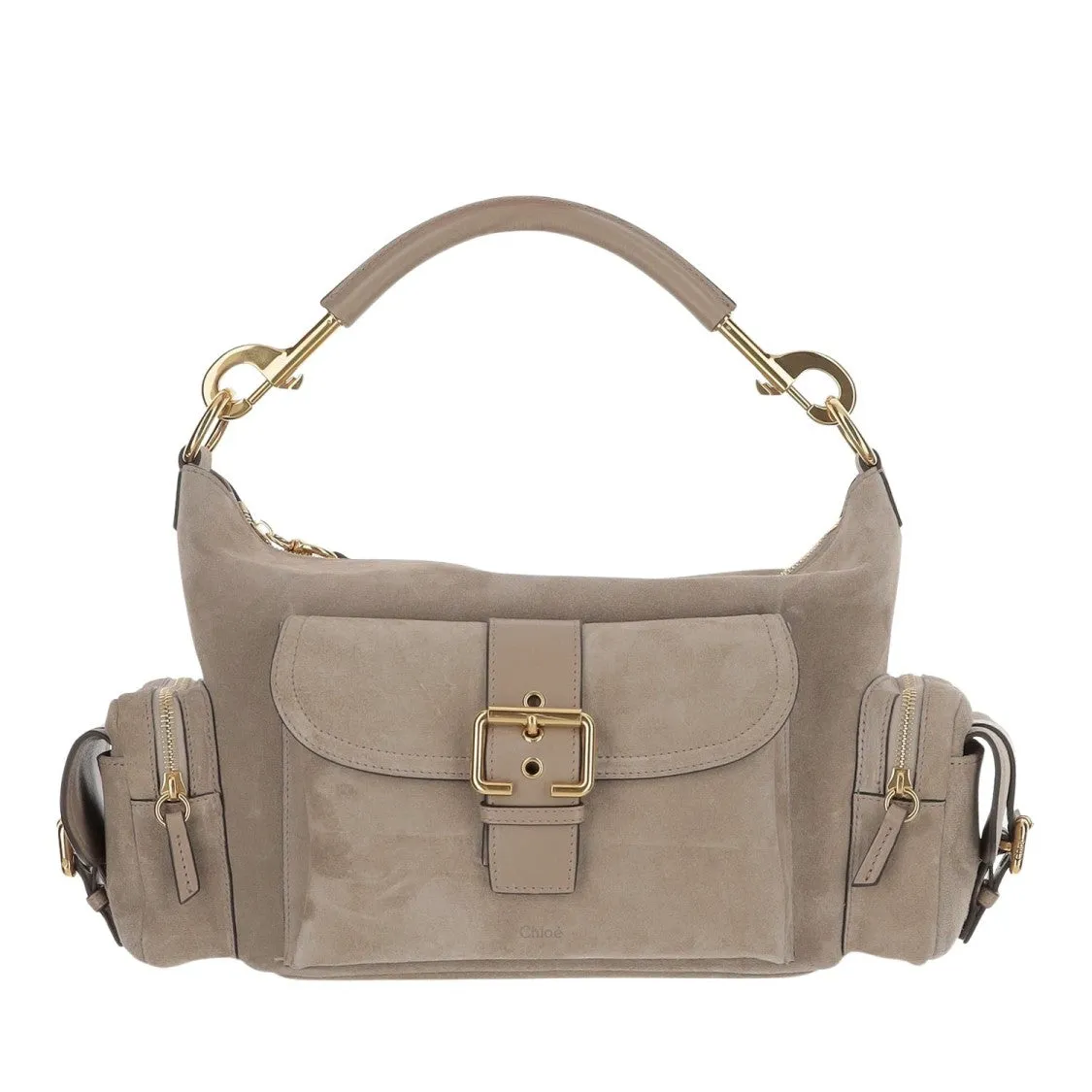 Suede Camera Bag