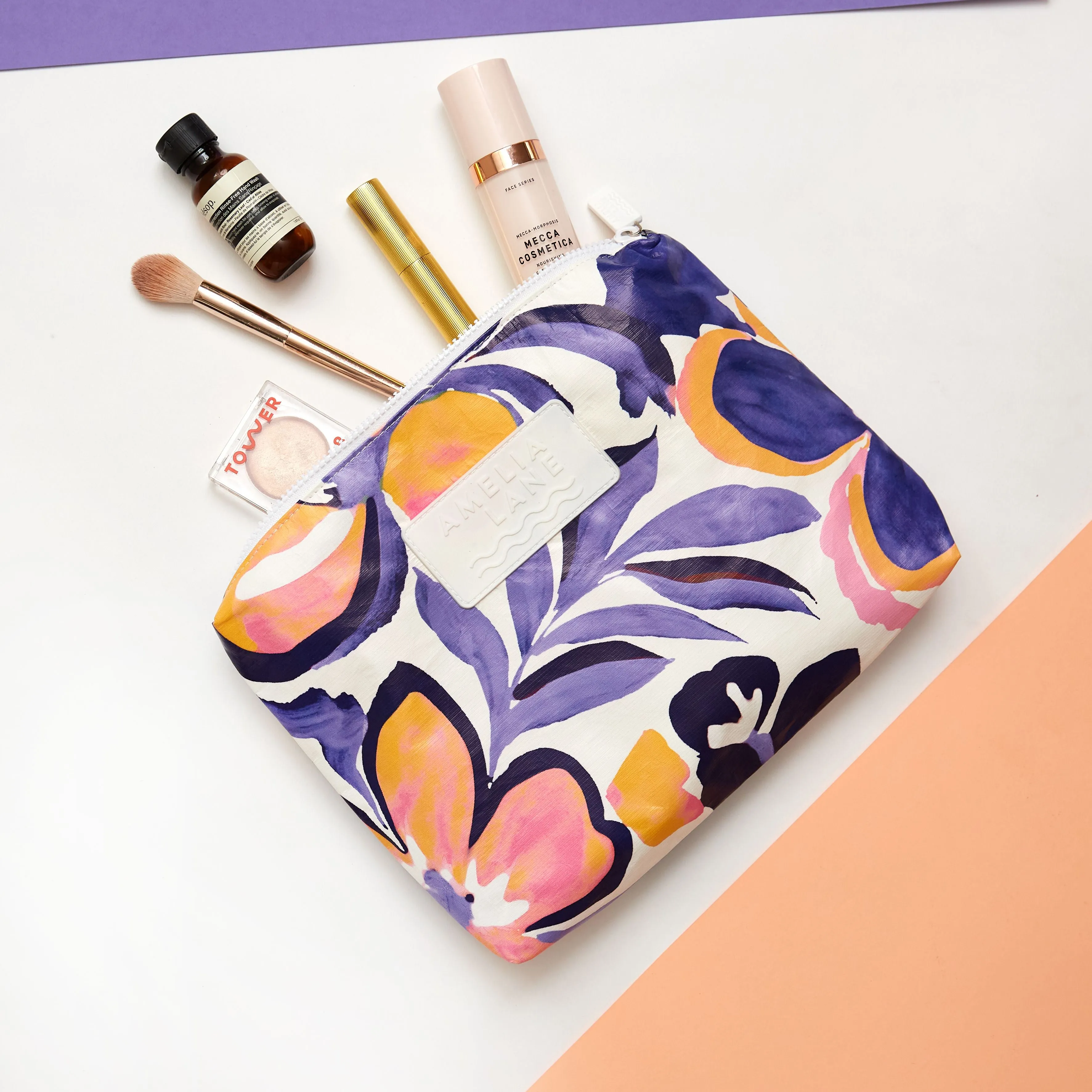 Sunset Hibiscus Wet Bag - Medium