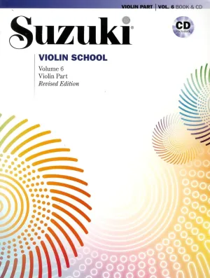 Suzuki Violin School, Vol 6: Violin Part, Book & CD Paperback – February 1, 2013