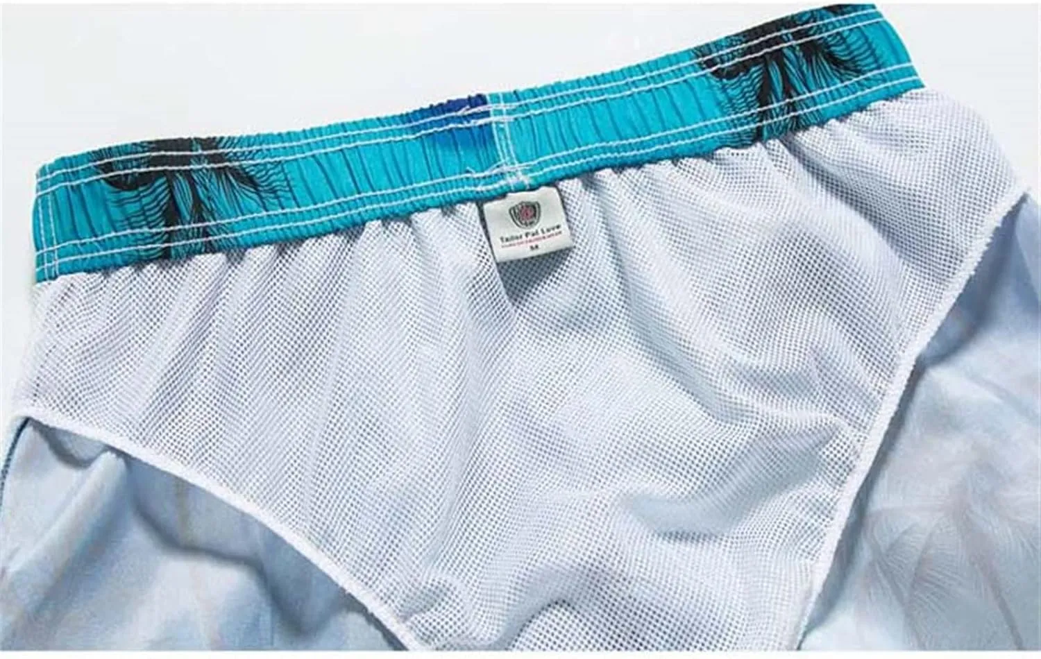 Swim Trunks 2024 Short Pants Casual Printed Short Floral Beach Splicing Fashion Beach Pants Dissolving Swim Trunks