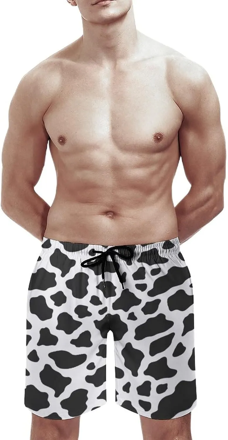 Swim Trunks Mens Quick Dry Beach Shorts with Mesh Lining Swimwear Bathing Suits