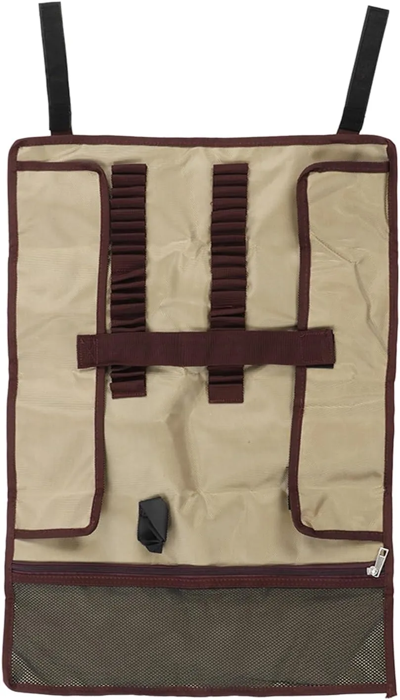 SYH&AQYE Tent Peg Storage Bag, Large Capacity Tent Nail Hammer Wind Rope Pouch, Tent Peg Nail Storage Bag for Camping Hiking Outdoor Activities