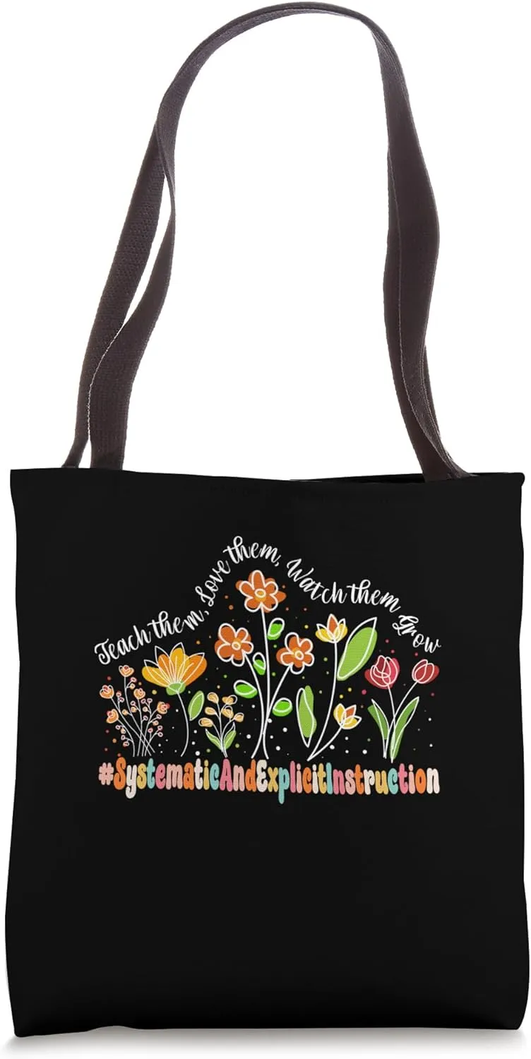 Systematic And Explicit Instruction Appreciation Week School Tote Bag