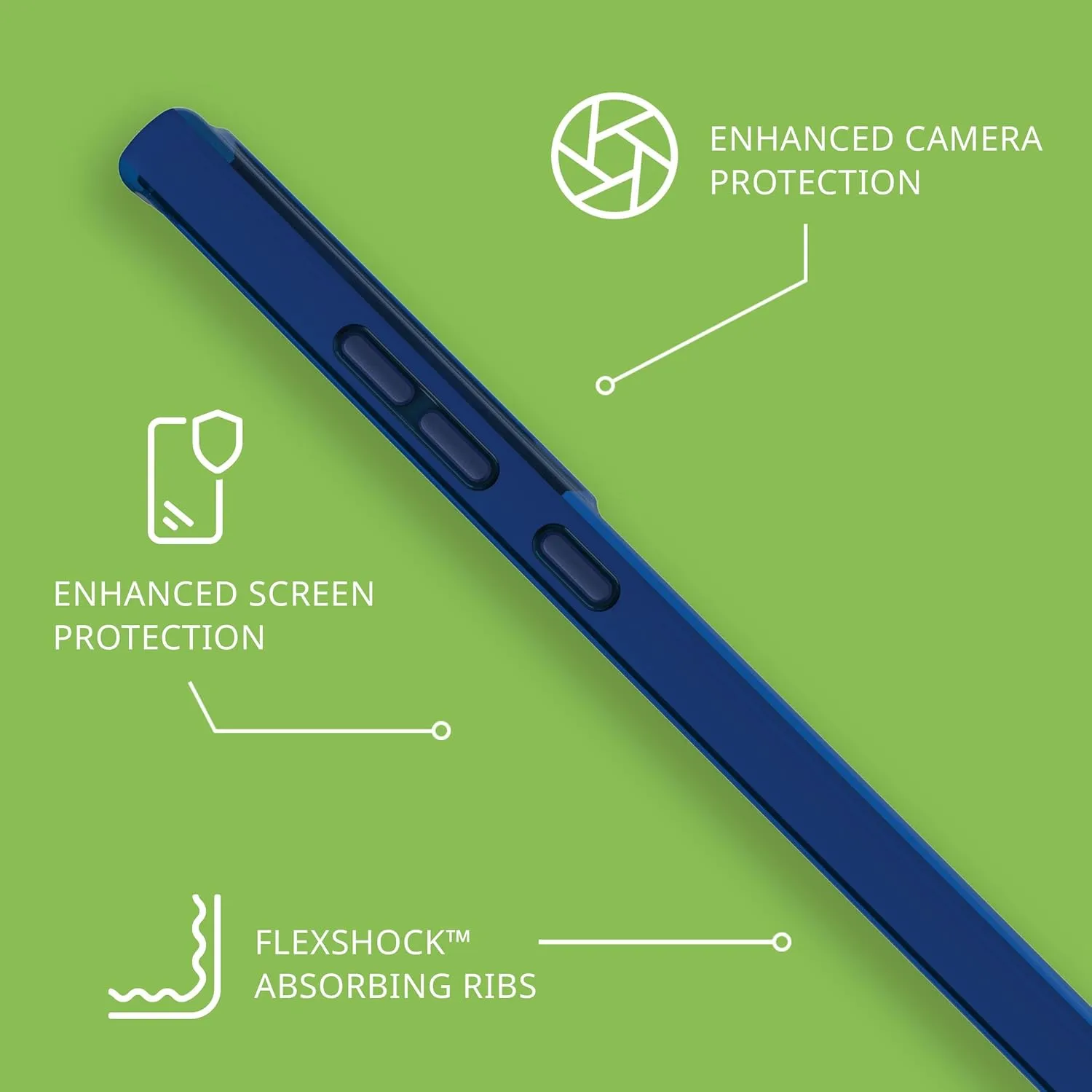 Tech21 Evo Check for Samsung S24 Ultra - Cobalt Blue