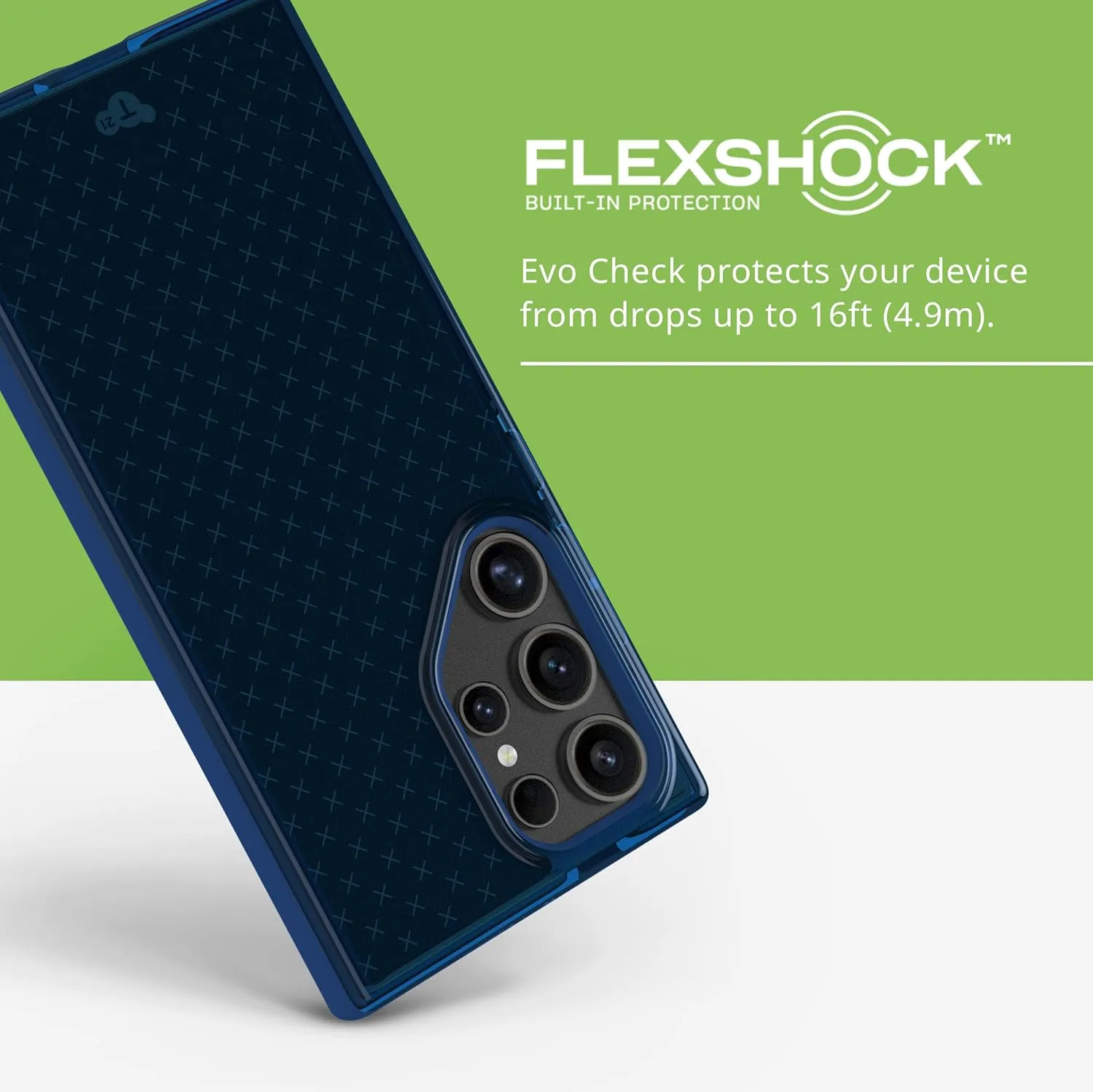 Tech21 Evo Check for Samsung S24 Ultra - Cobalt Blue