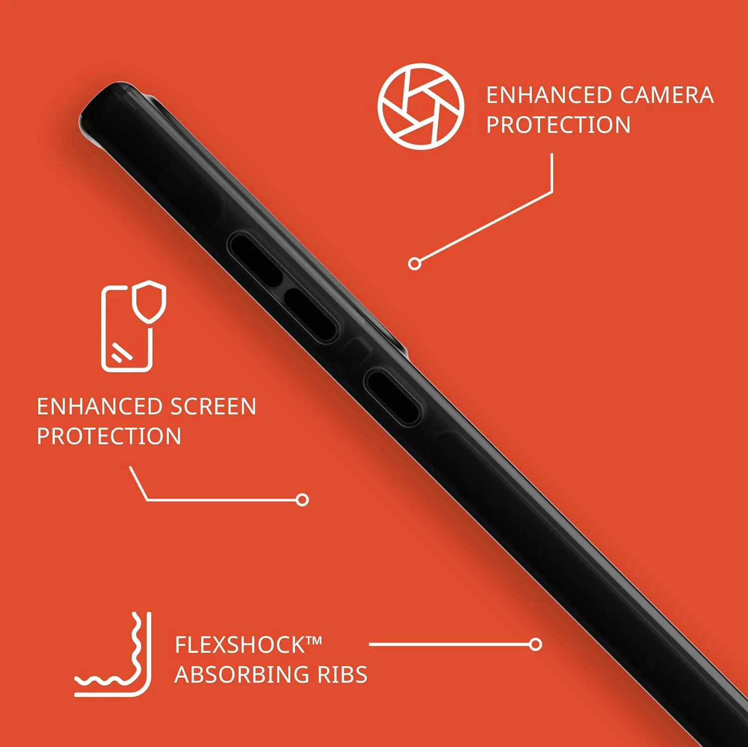 Tech21 Evo Check Phone Case for Samsung Galaxy S24 Ultra - Smoke