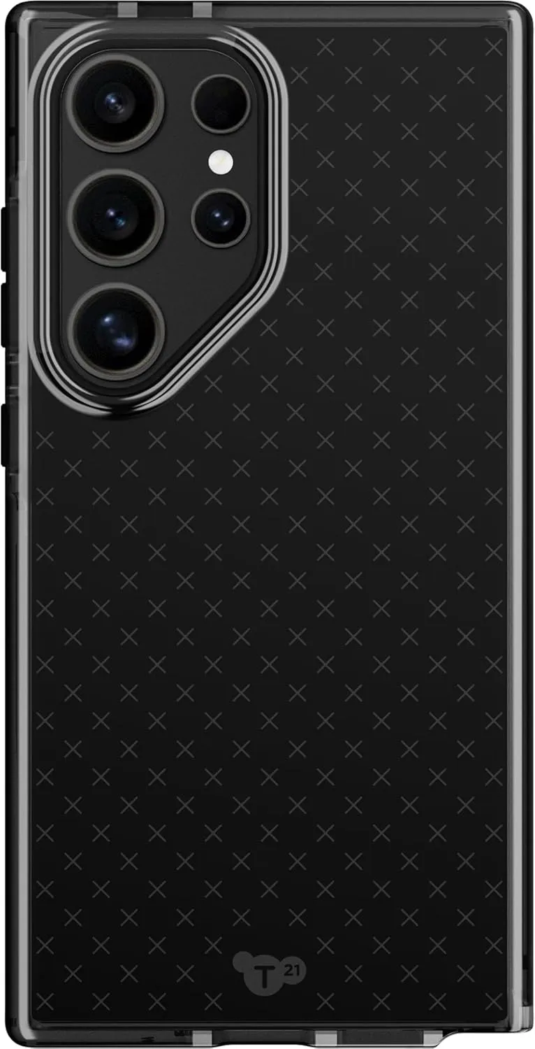Tech21 Evo Check Phone Case for Samsung Galaxy S24 Ultra - Smoke