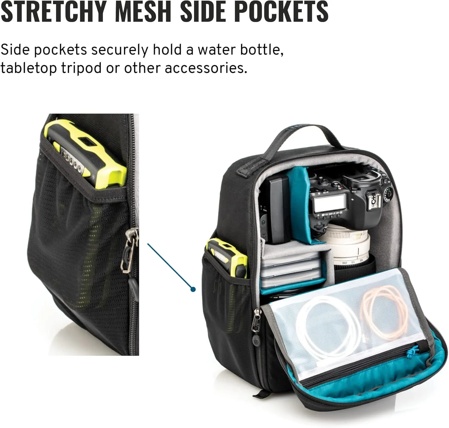 Tenba BYOB 10 DSLR Backpack Insert - Turns any bag into a camera bag for DSLR and Mirrorless cameras and lenses – Blue (636-625)
