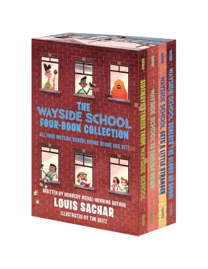 The Wayside School 4-Book Box Set: Sideways Stories from Wayside School, Wayside School Is Falling Down, Wayside School Gets a Little Stranger, ... Doom―Hilarious Chapter Book Series for Kids Paperback – June 1, 2021